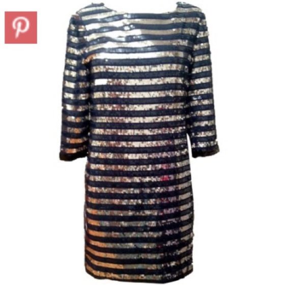 💎CLAUDIE PIERLOT💎HOLIDAY PARTY SEQUIN DRESS💎 - Picture 2 of 8